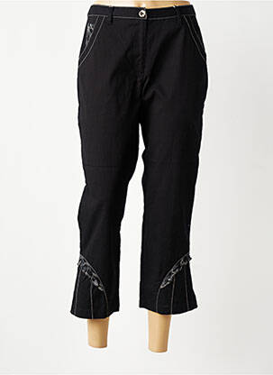 Pantacourt stretch taille normale noir JAC JAC femme