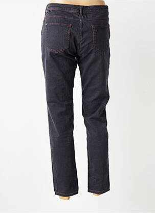 Pantalon droit stretch taille normale bleu KANOPE femme