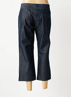 Pantacourt coupe droite taille normale bleu SEVENTEEN femme