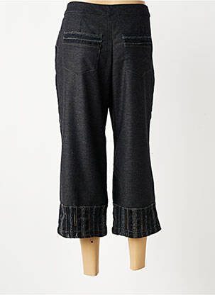 Pantacourt coupe droite taille normale gris FILLE DES SABLES femme
