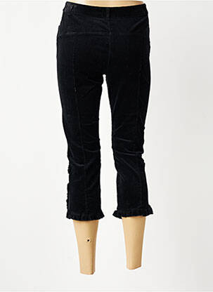 Pantacourt stretch taille normale noir FREDA femme