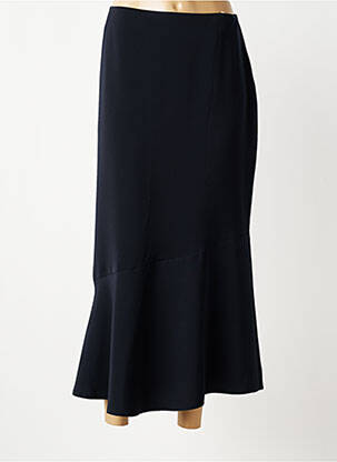 Jupe longue fermeture zippée au dos noir PARIS femme