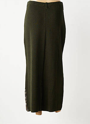 Jupe longue taille normale vert FILLE DES SABLES femme