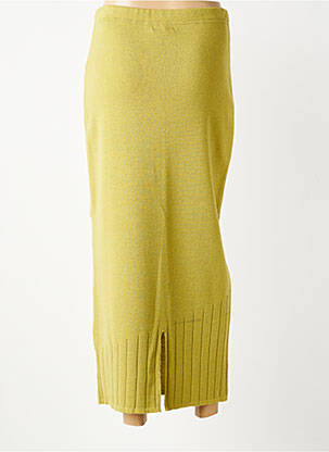 Jupe longue taille normale vert FILLE DES SABLES femme