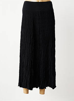 Jupe longue fermeture zippée au dos noir VANGO femme
