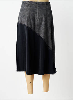 Jupe mi-longue stretch gris ROSA ROSAM femme