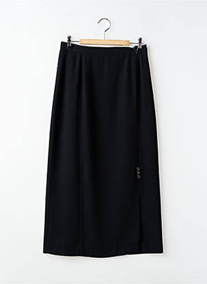 Jupe longue coupe droite noir PARIS femme