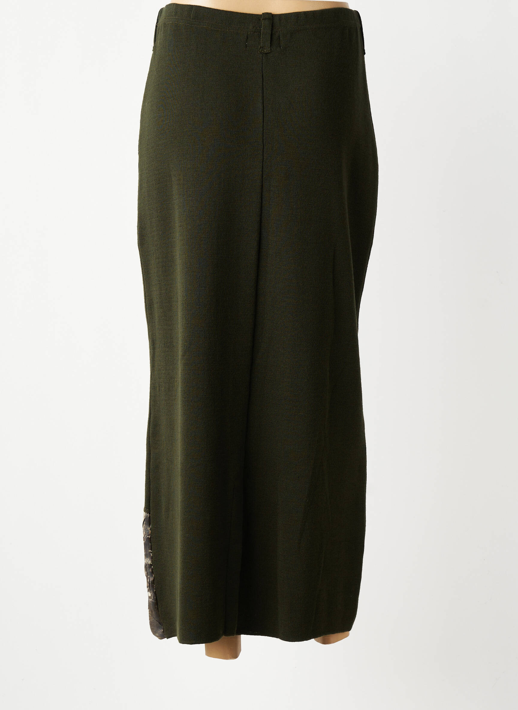 Jupe longue taille normale vert FILLE DES SABLES femme