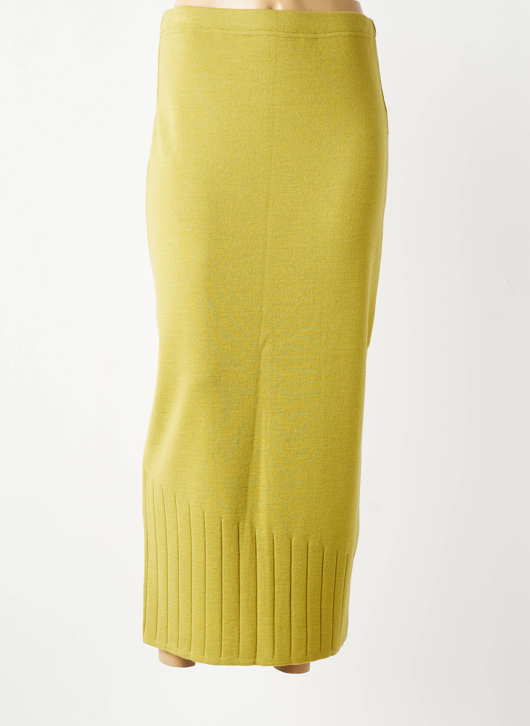 Jupe longue taille normale vert FILLE DES SABLES femme