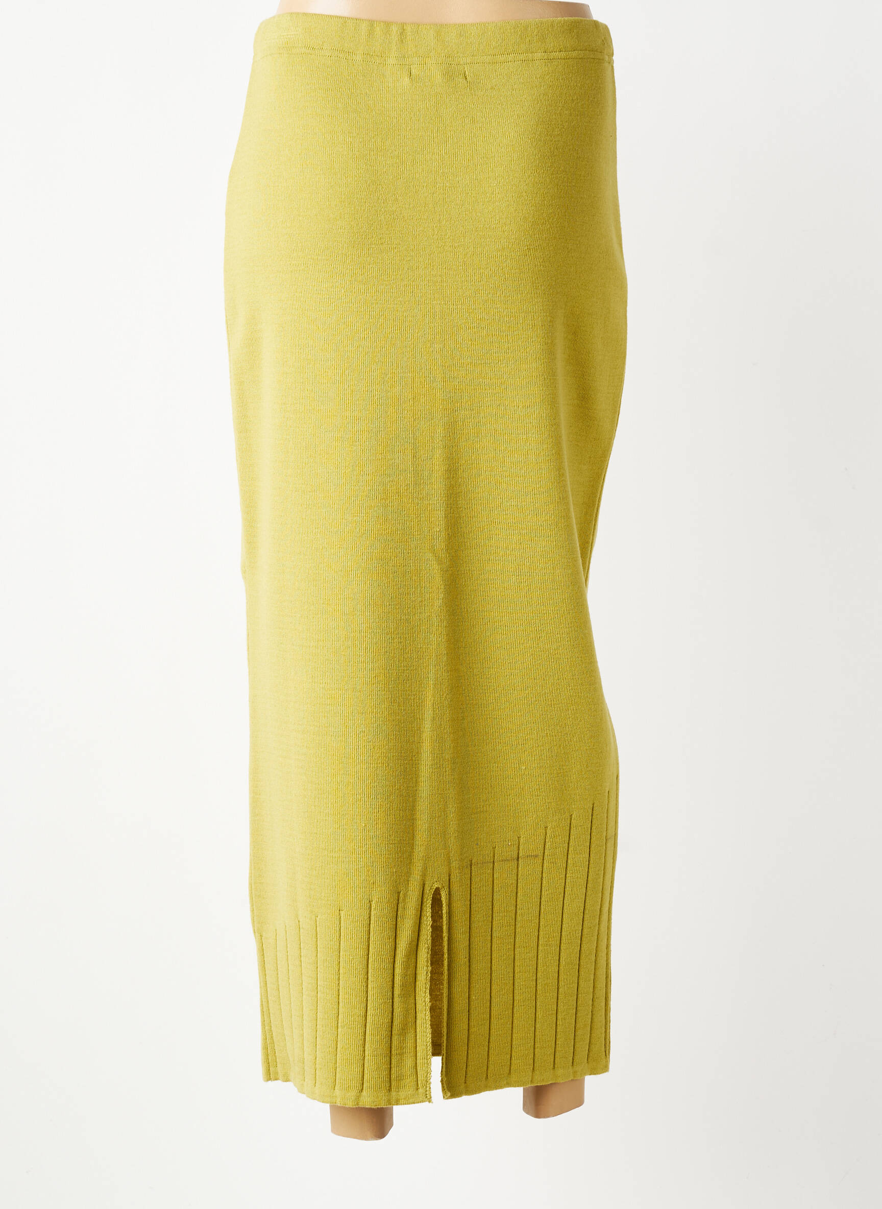 Jupe longue taille normale vert FILLE DES SABLES femme