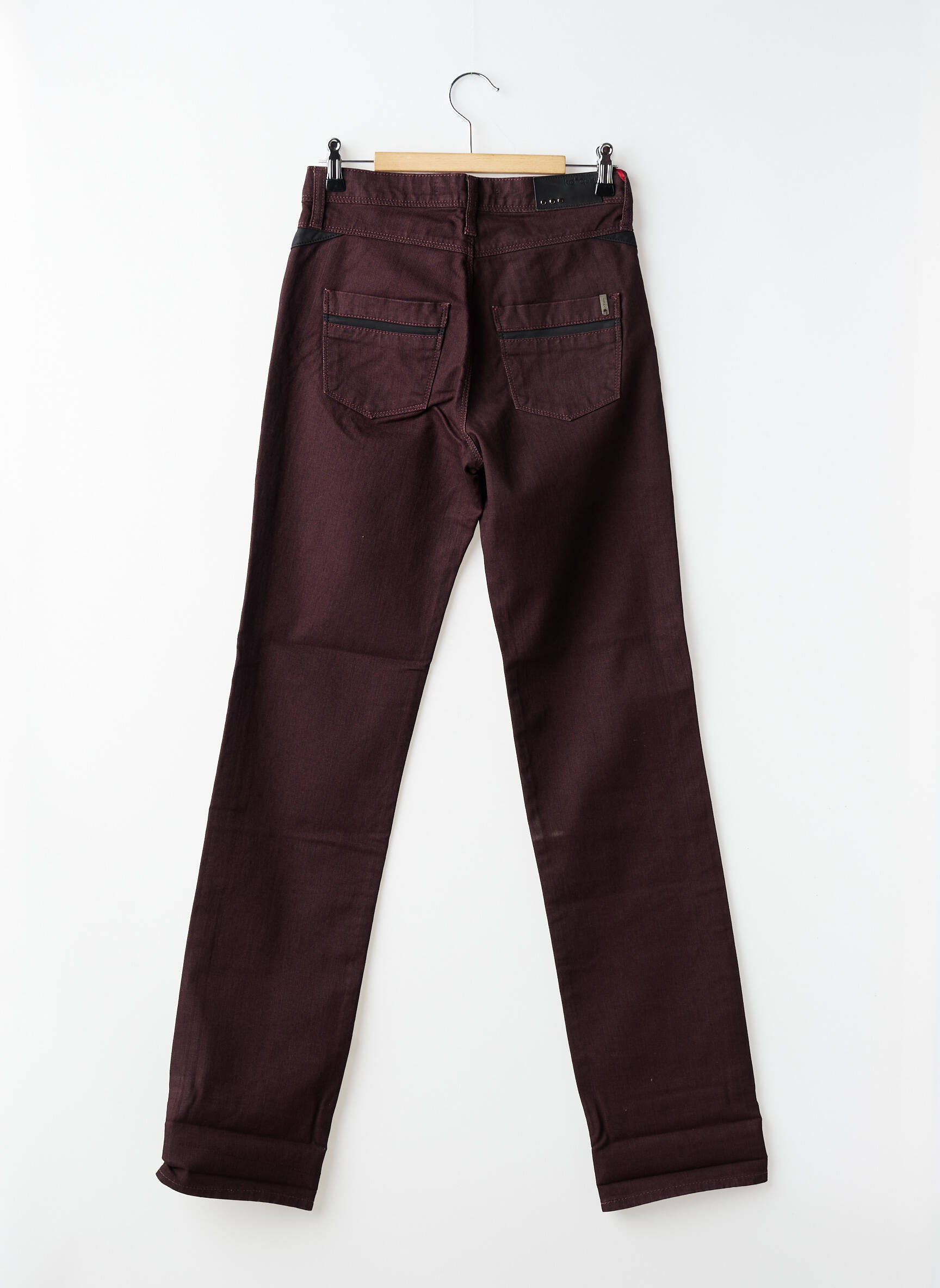 Jeans coupe slim stretch taille normale violet KANOPE femme