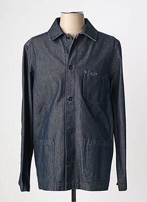 Veste casual fermeture boutonnée sur le devant noir C17 homme