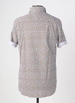 Chemise manches courtes imprimé fantaisie blanc CALAMAR homme