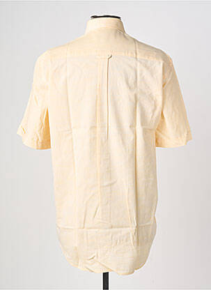 Chemise manches courtes poches jaune BANDE ORIGINALE homme