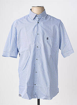 Chemise manches courtes poches bleu BANDE ORIGINALE homme