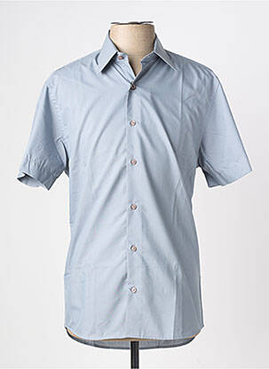 Chemise manches courtes coupe cintrée gris SIMON'S homme