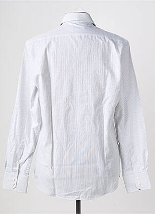 Chemise manches longues coupe droite blanc SIMON'S homme
