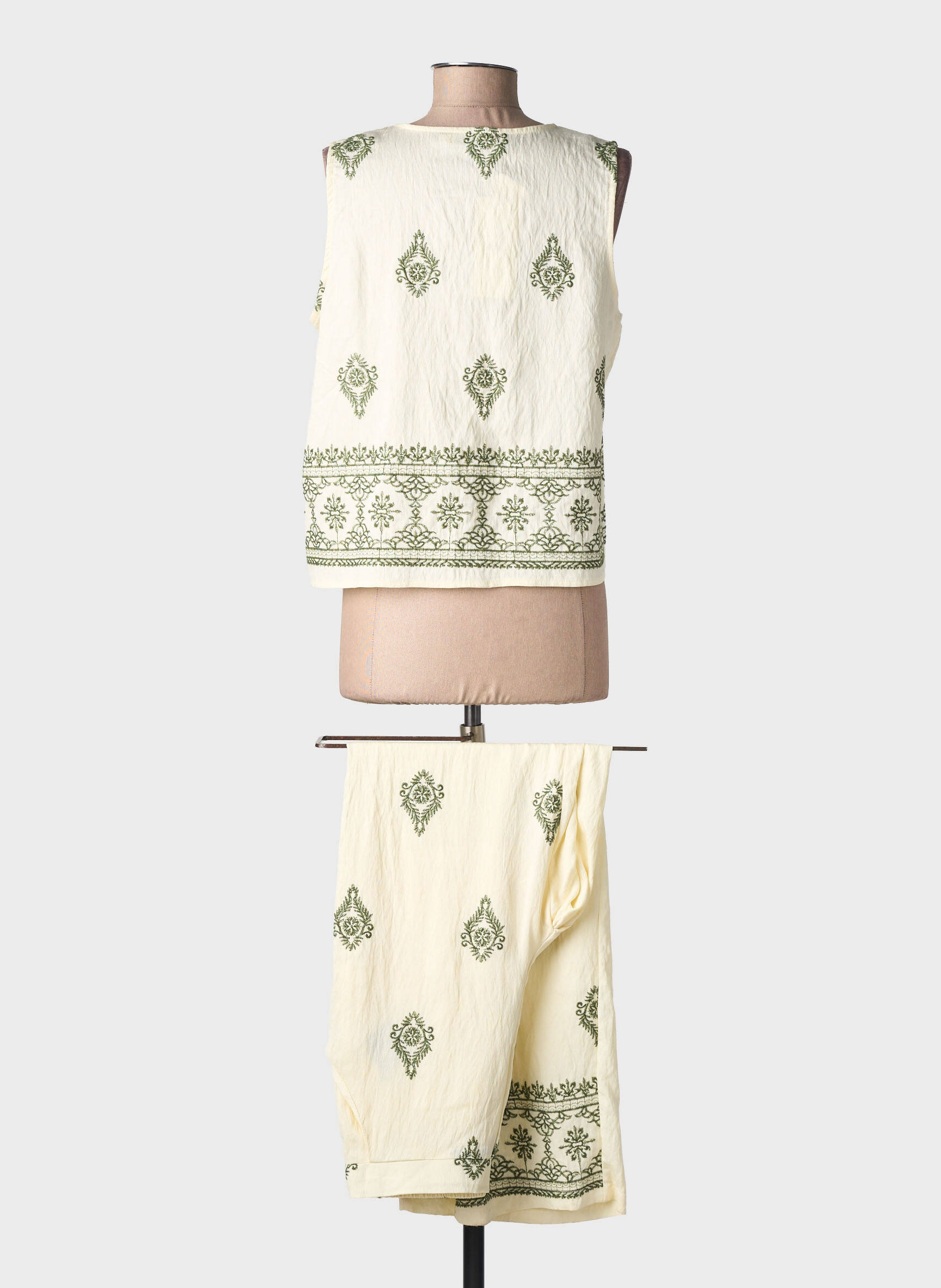 Ensemble pantalon poches beige J&H FASHION femme