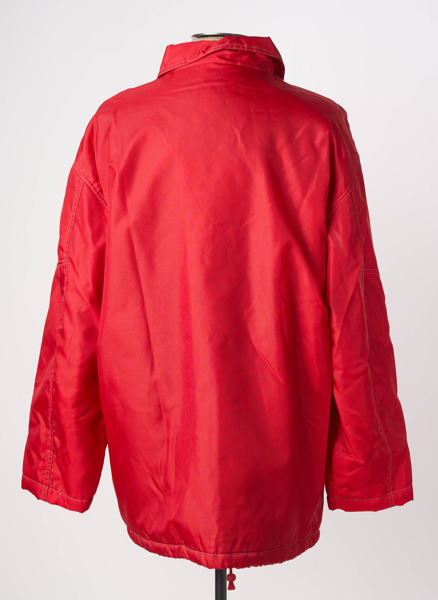 Parka manches longues sans capuche rouge C17 homme