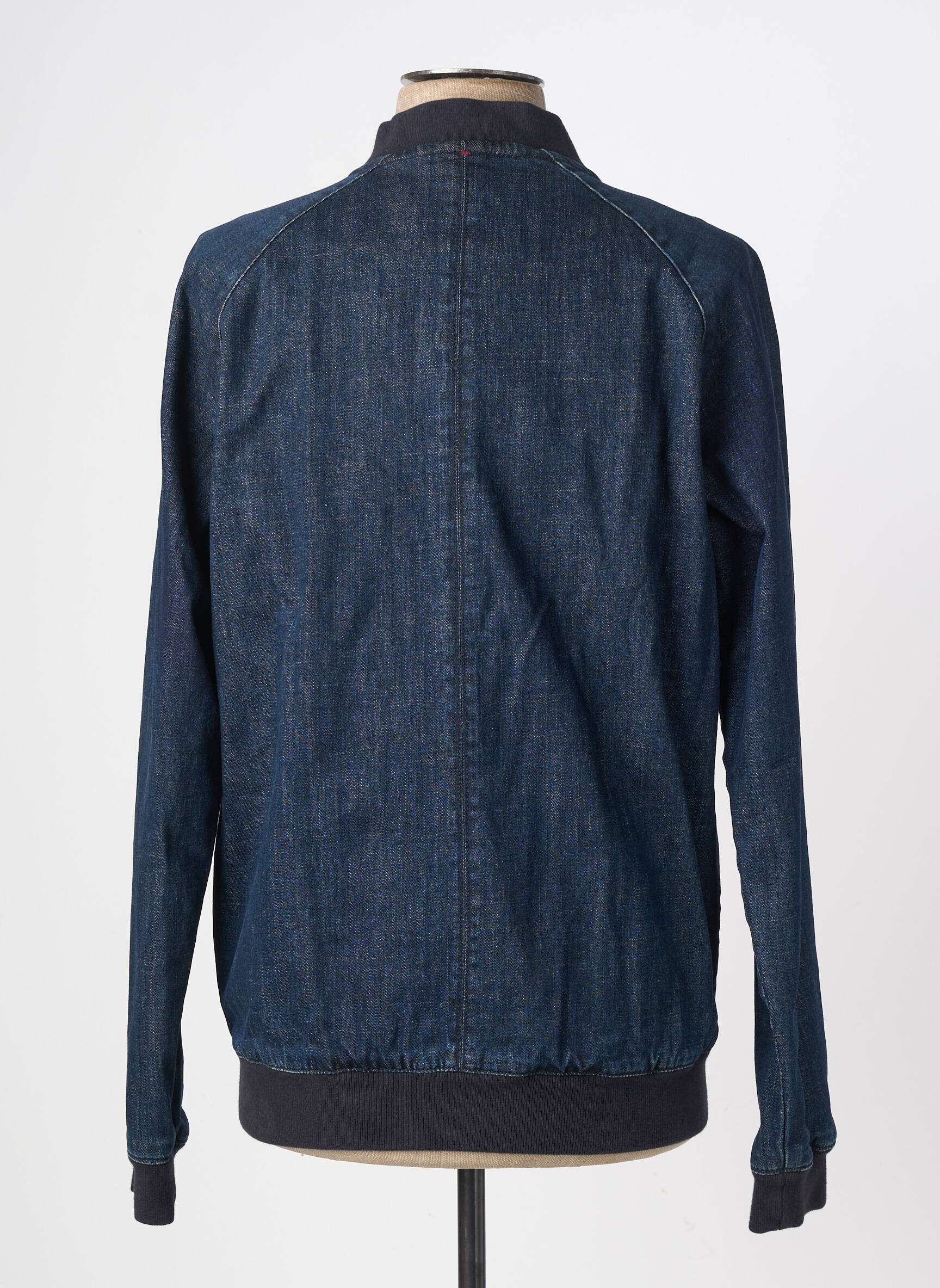 Veste casual resserrée sur le bas bleu FAGUO homme