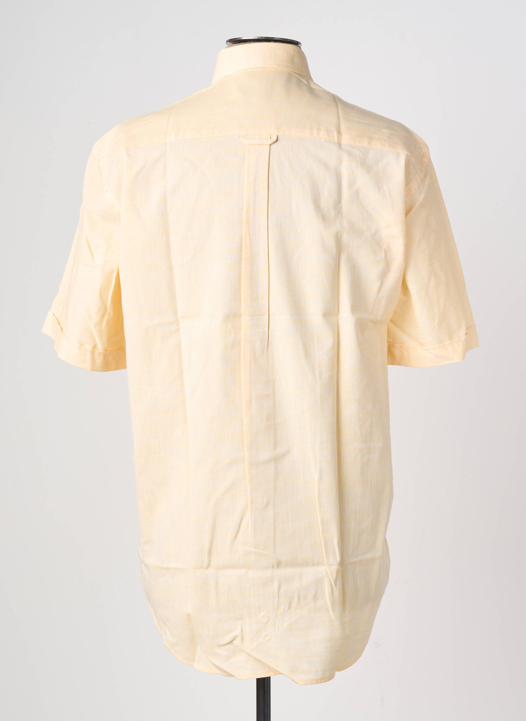 Chemise manches courtes poches jaune BANDE ORIGINALE homme