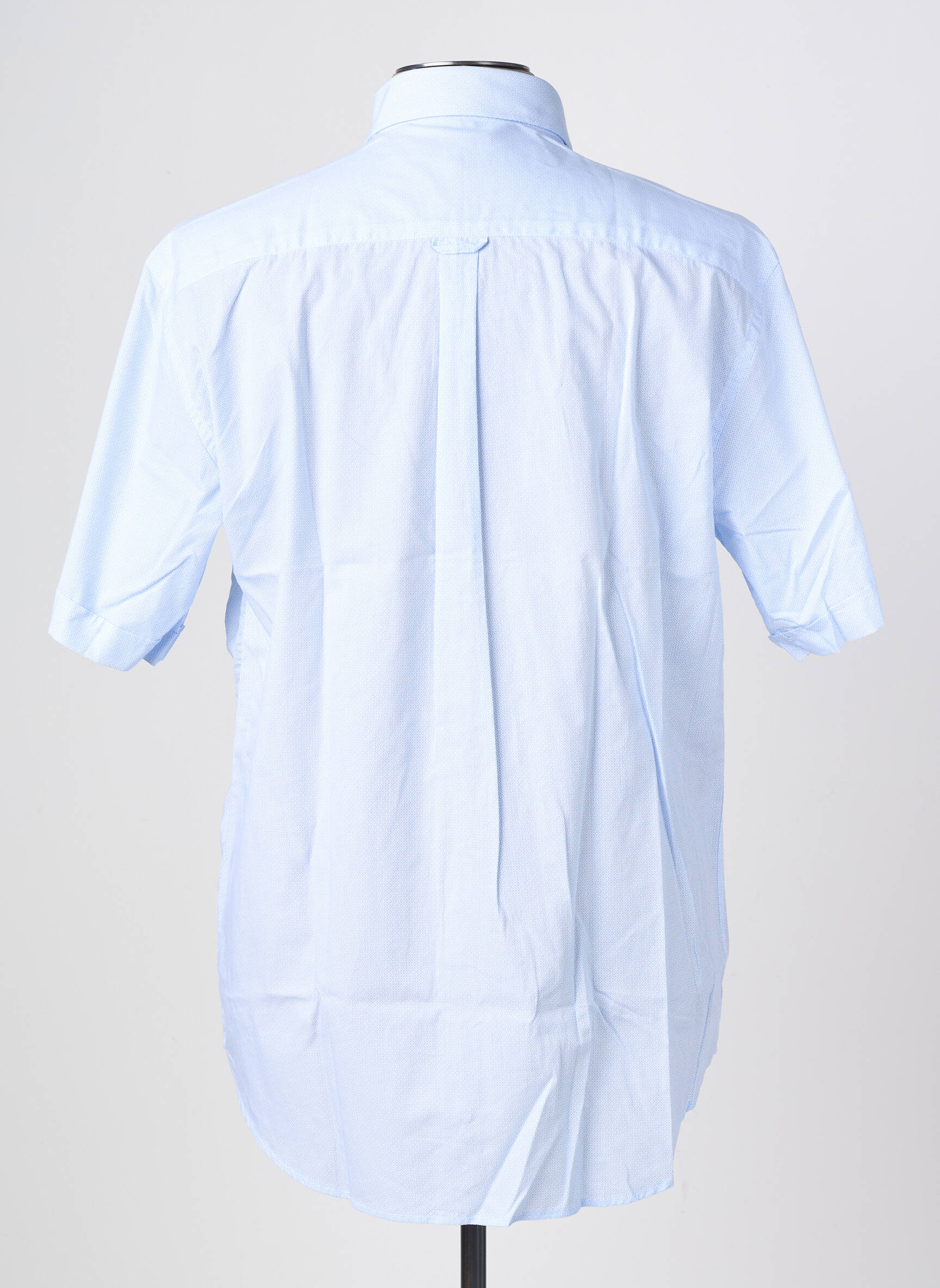 Chemise manches courtes imprimé fantaisie bleu BANDE ORIGINALE homme