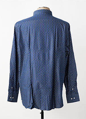 Chemise manches longues imprimé fantaisie bleu BANDE ORIGINALE homme