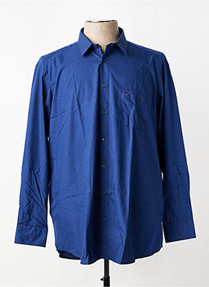 Chemise manches longues poches bleu BANDE ORIGINALE homme