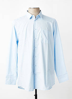 Chemise manches longues poches bleu BANDE ORIGINALE homme
