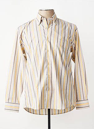 Chemise manches longues poches beige ERTEN homme