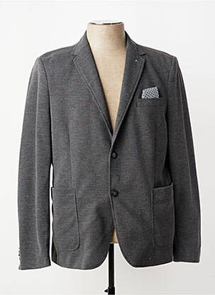 Blazer tissage chiné gris CALAMAR homme