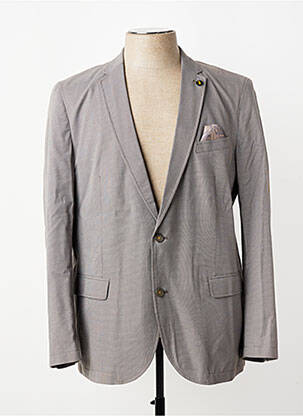 Blazer tissage chiné marron CALAMAR homme