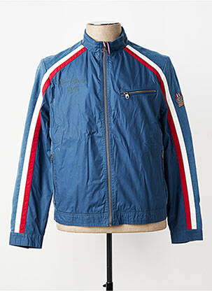 Blouson poches bleu DELAHAYE homme