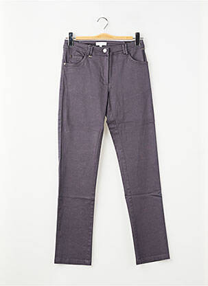 Jeans coupe slim stretch taille normale gris AGATHE & LOUISE femme