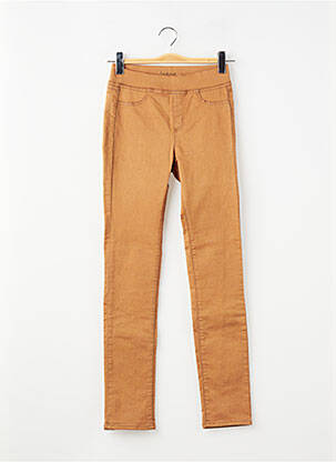 Jegging tissage denim taille normale jaune KANOPE femme