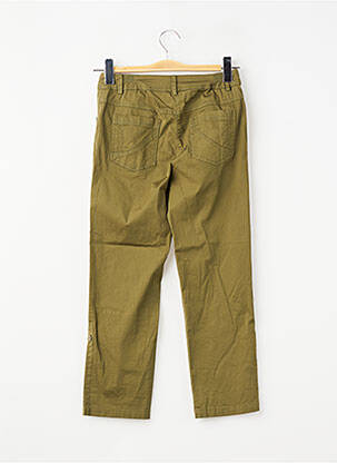 Pantacourt stretch taille normale vert AGATHE & LOUISE femme