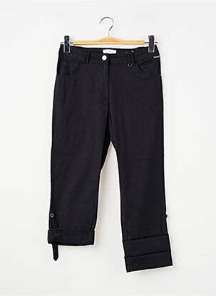 Pantacourt stretch taille normale noir AGATHE & LOUISE femme