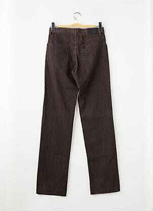 Jeans coupe slim stretch taille normale marron HAROLD homme