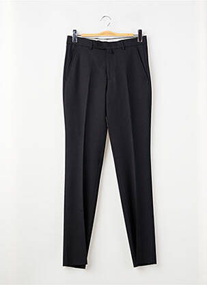 Pantalon slim taille à pinces taille normale noir HAROLD homme