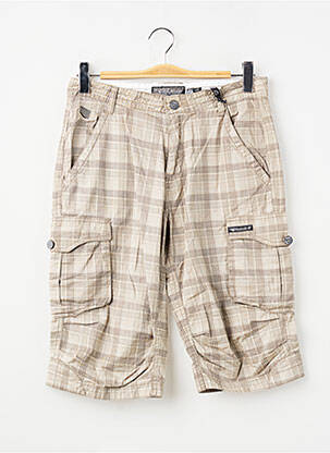 Bermuda multipoches taille normale beige MZGZ homme