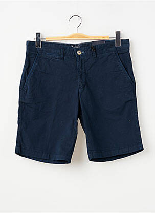 Bermuda taille à pinces taille normale bleu PETER COFOX homme