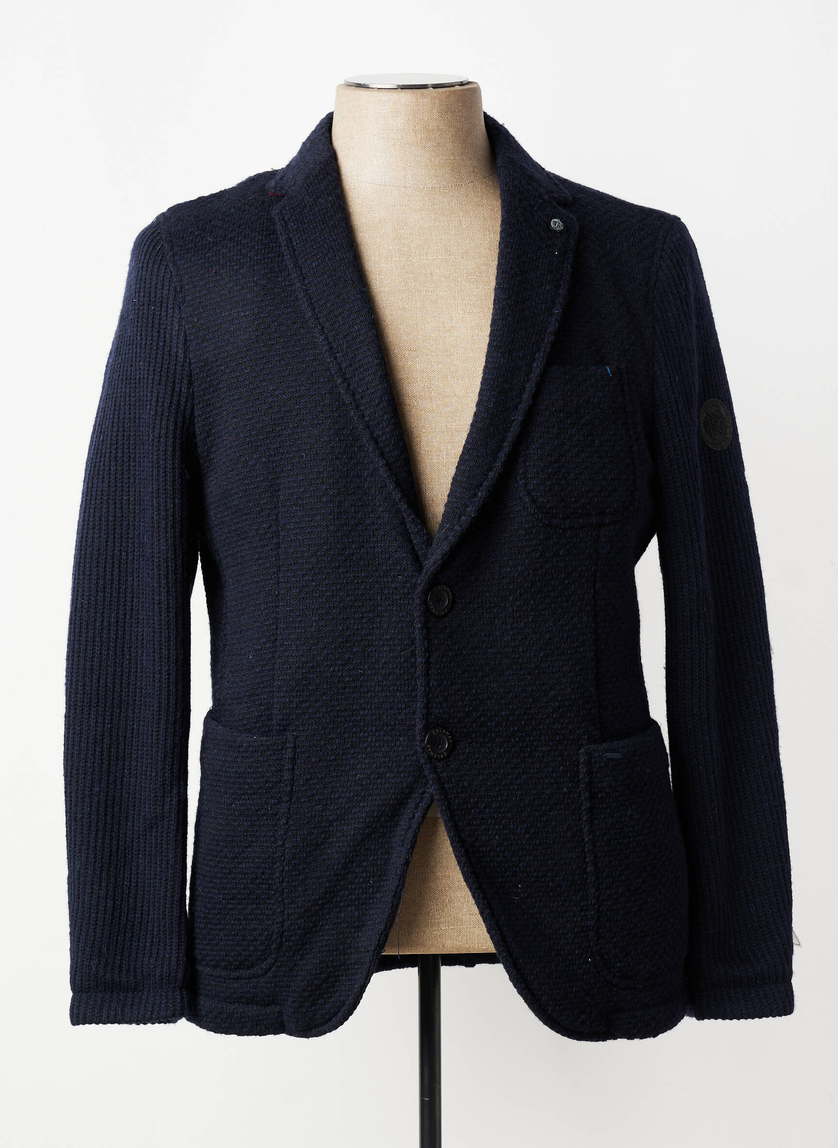 Blazer coupe cintrée bleu CALAMAR homme
