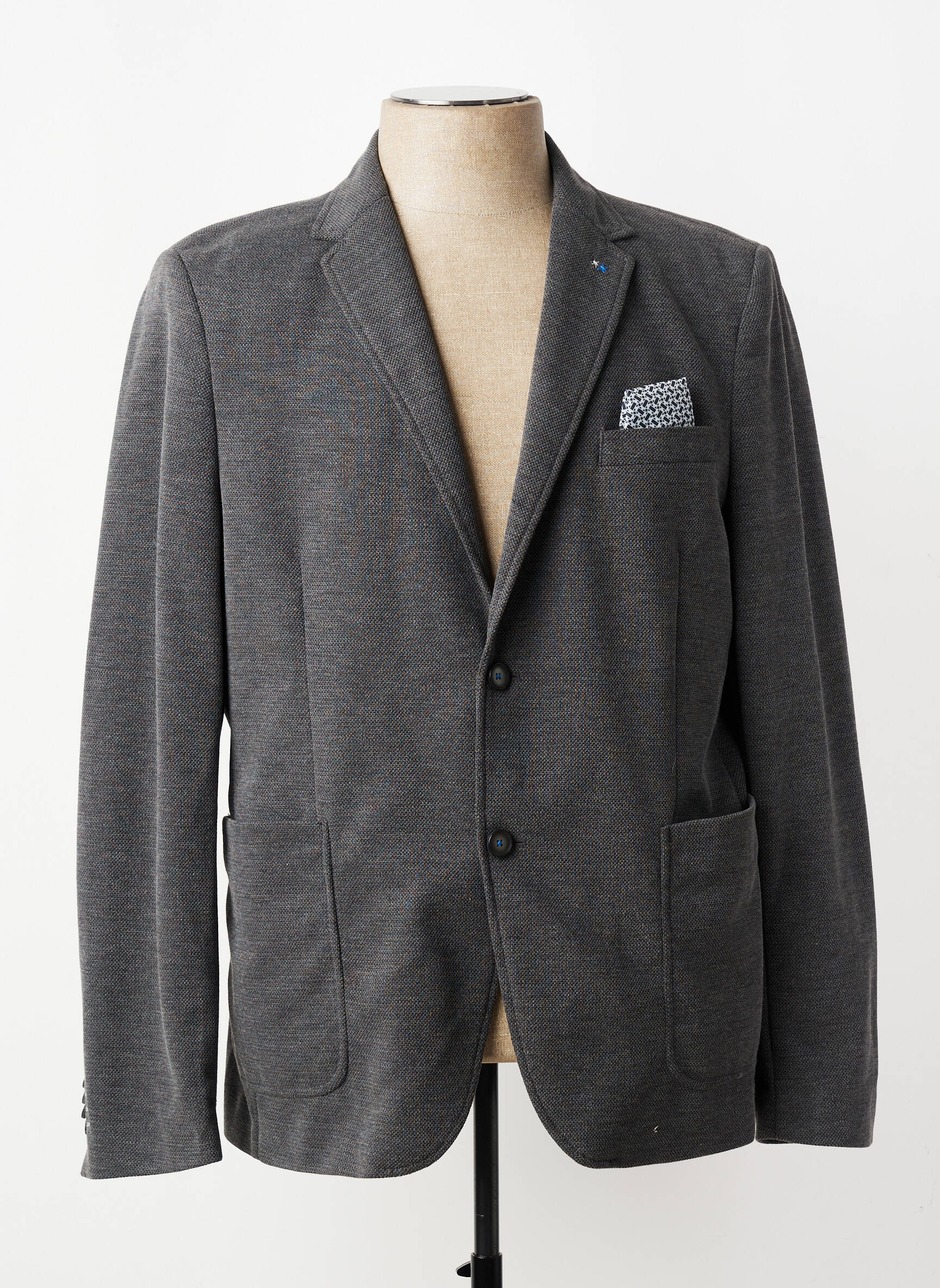 Blazer coupe cintrée gris CALAMAR homme