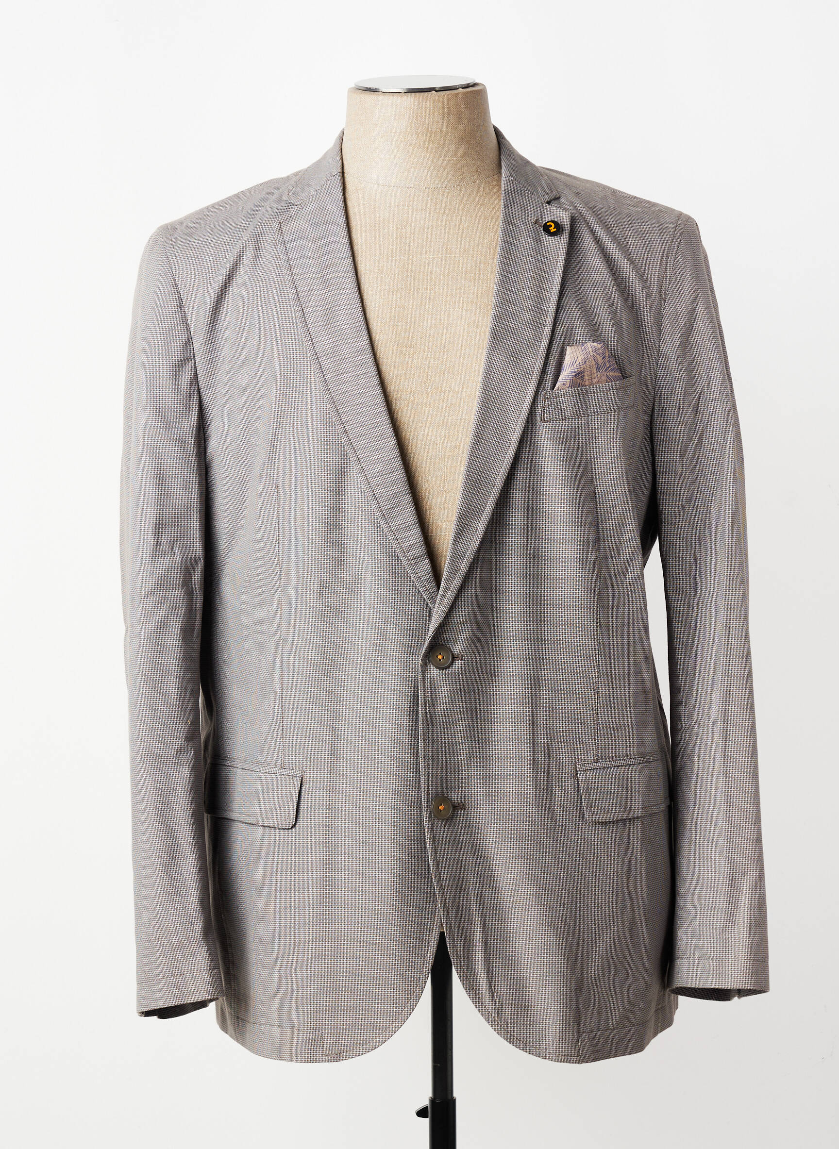 Blazer tissage chiné marron CALAMAR homme