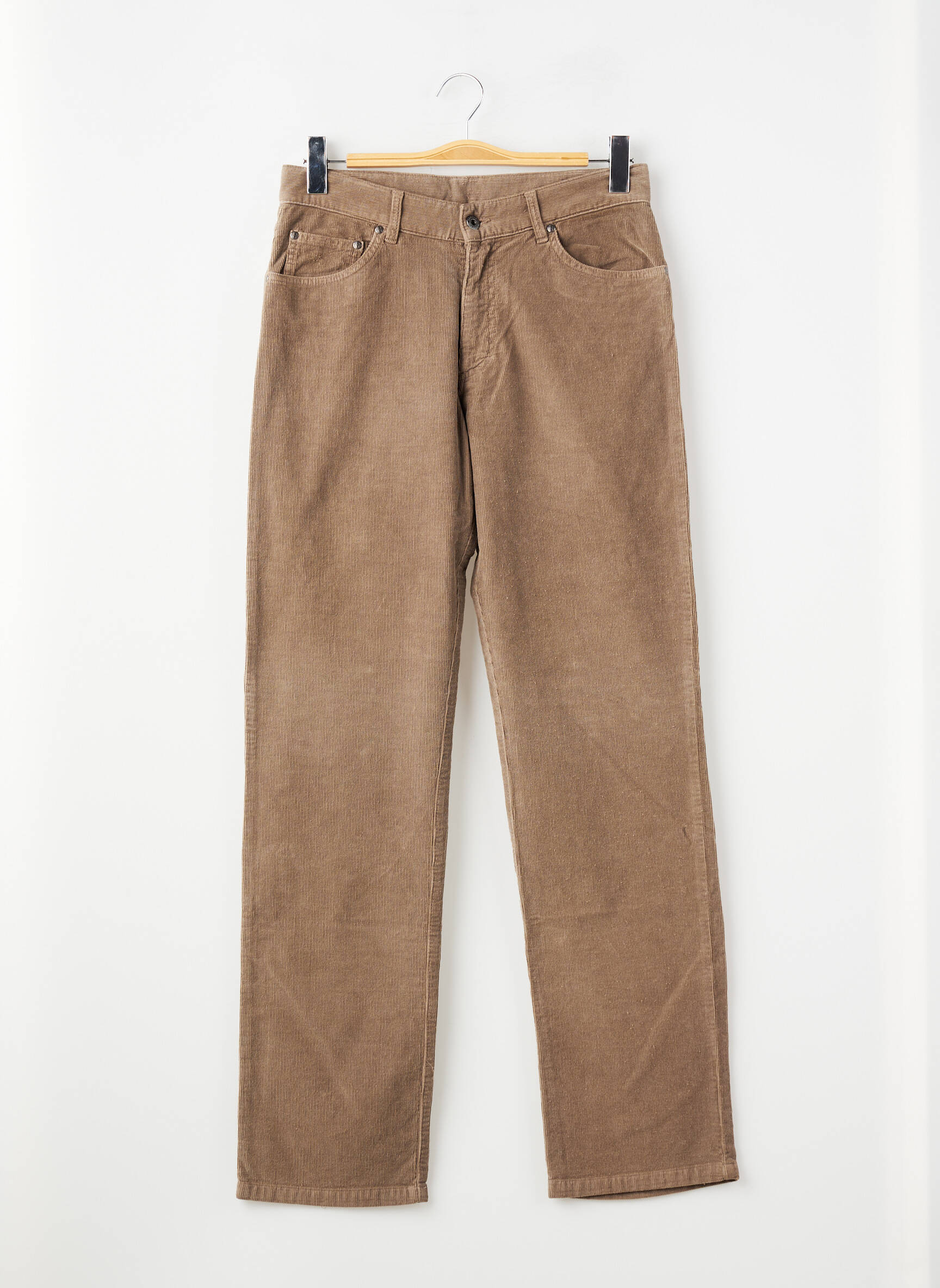 Pantalon droit stretch taille normale marron HAROLD homme