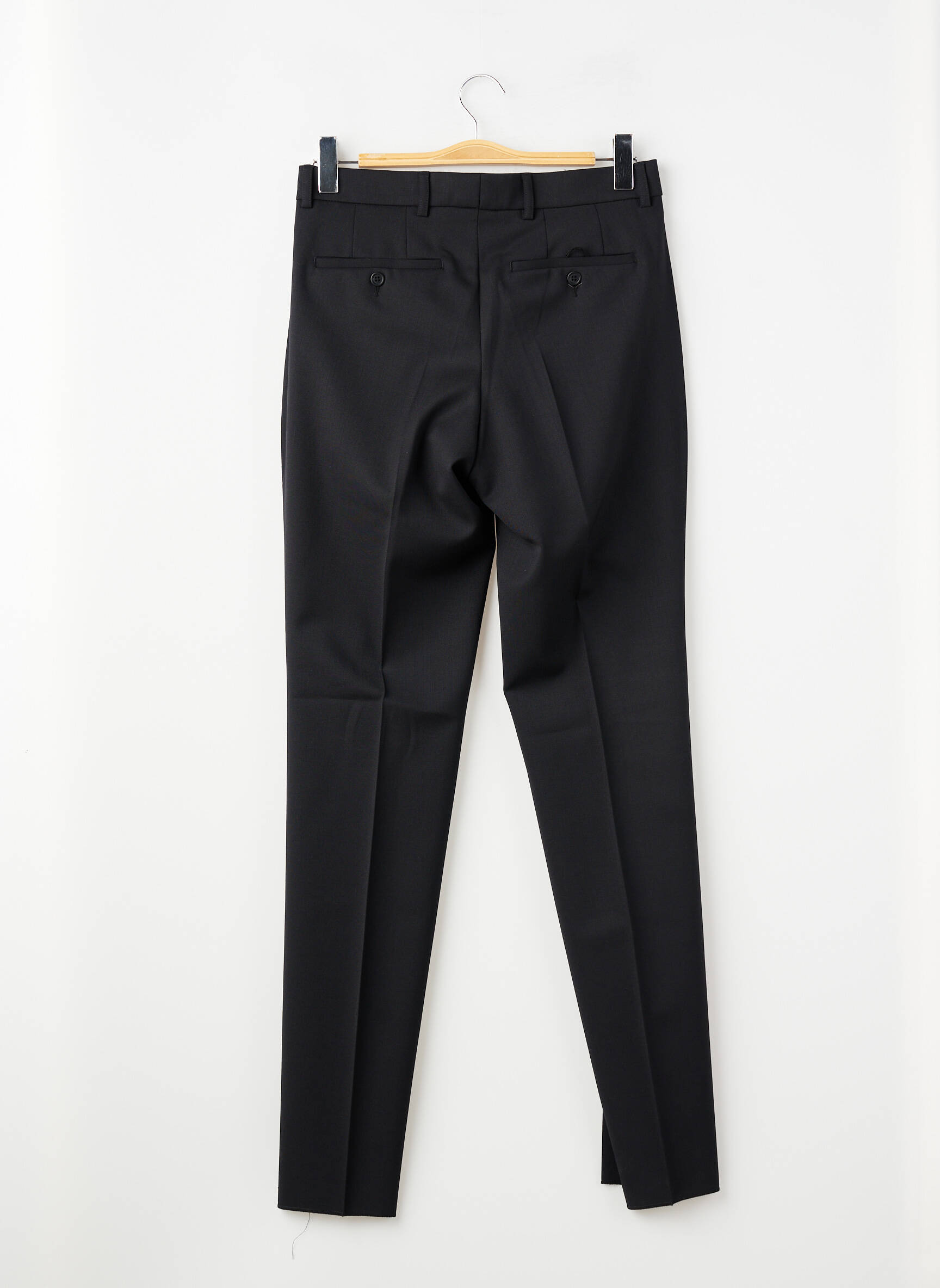 Pantalon slim taille à pinces taille normale noir HAROLD homme