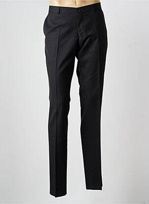 Pantalon slim fermeture zippée sous rabat boutonné taille normale noir ADRIANO STOZZI homme