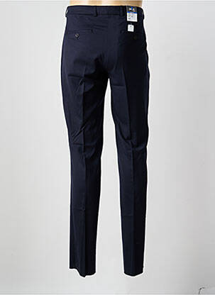 Pantalon slim taille à pinces taille normale bleu EMYLE homme