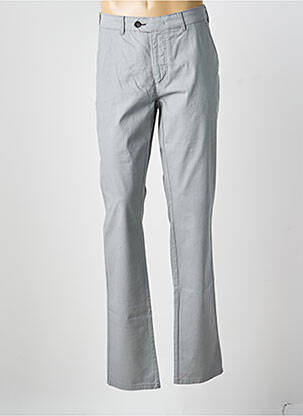 Pantalon chino tissage popeline taille normale gris EMYLE homme