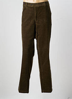 Pantalon chino stretch taille normale vert SAN SIRO homme